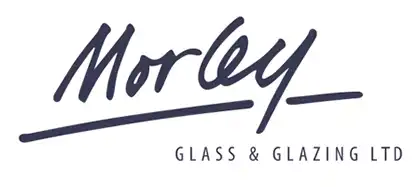 A logo for a glass and glazing ltd.